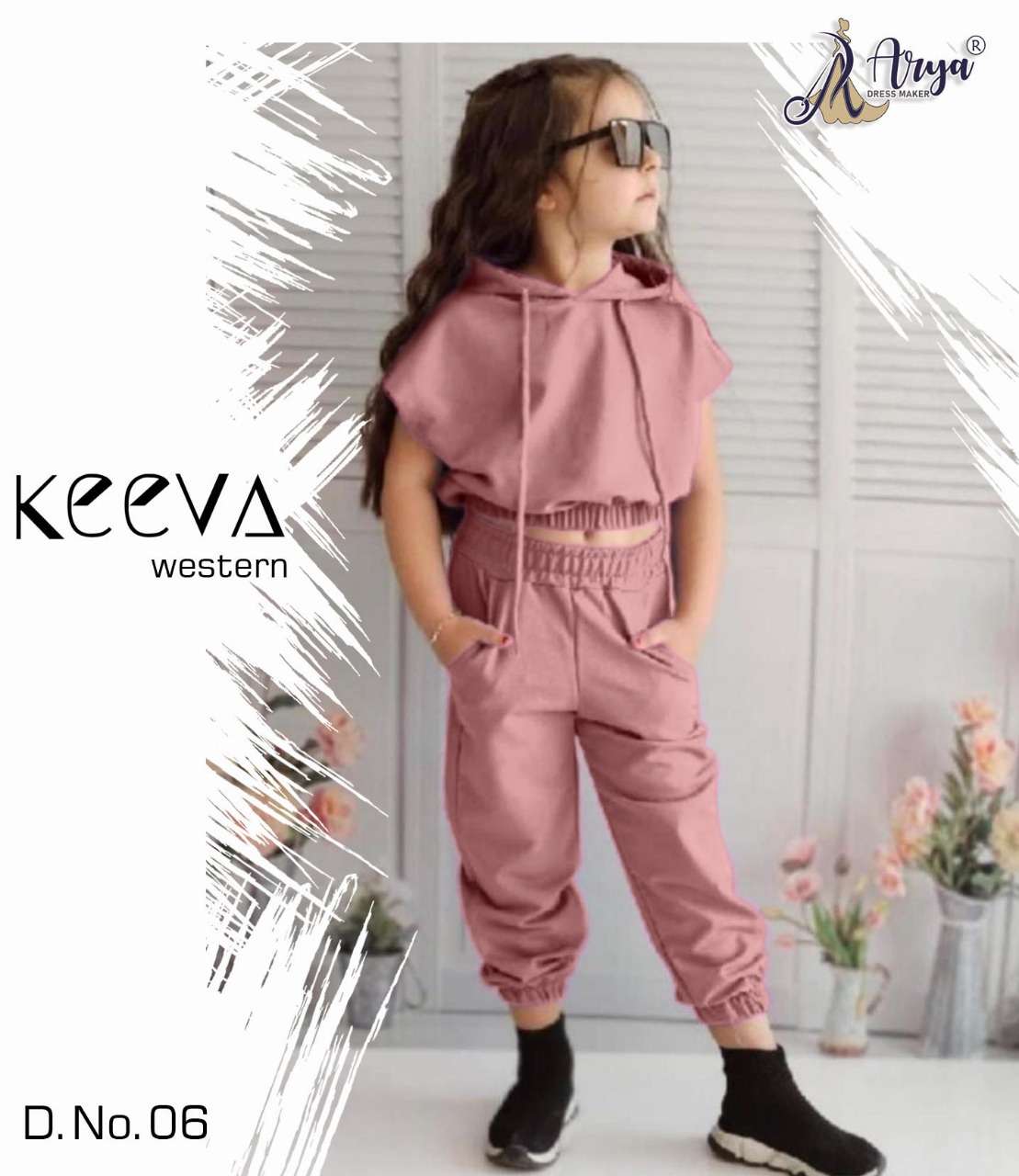 KEEVA BY ARYA DRESS MAKER 01 TO 06 SERIES DESIGNER TOPS WITH PANTS