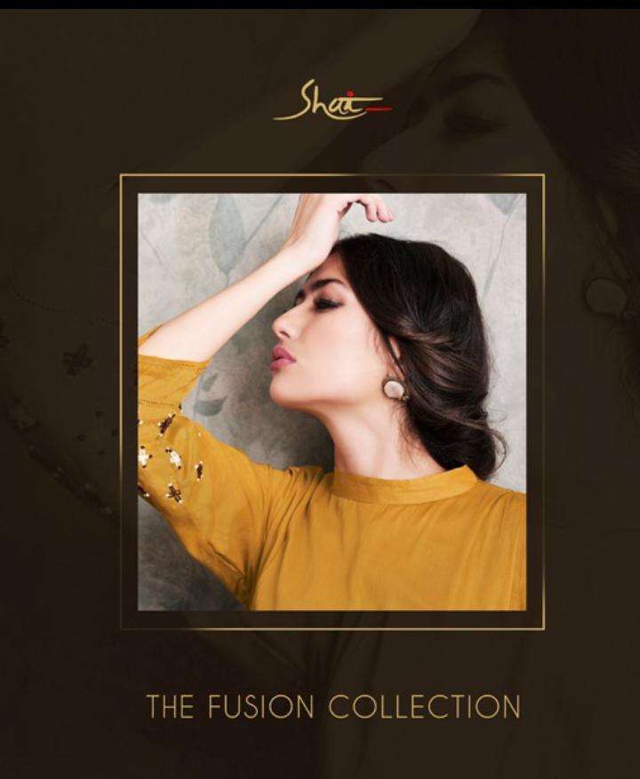 THE FUSION COLLECTION BY SHAI 1681 TO 1686 SERIES LAWN COTTON KURTIS