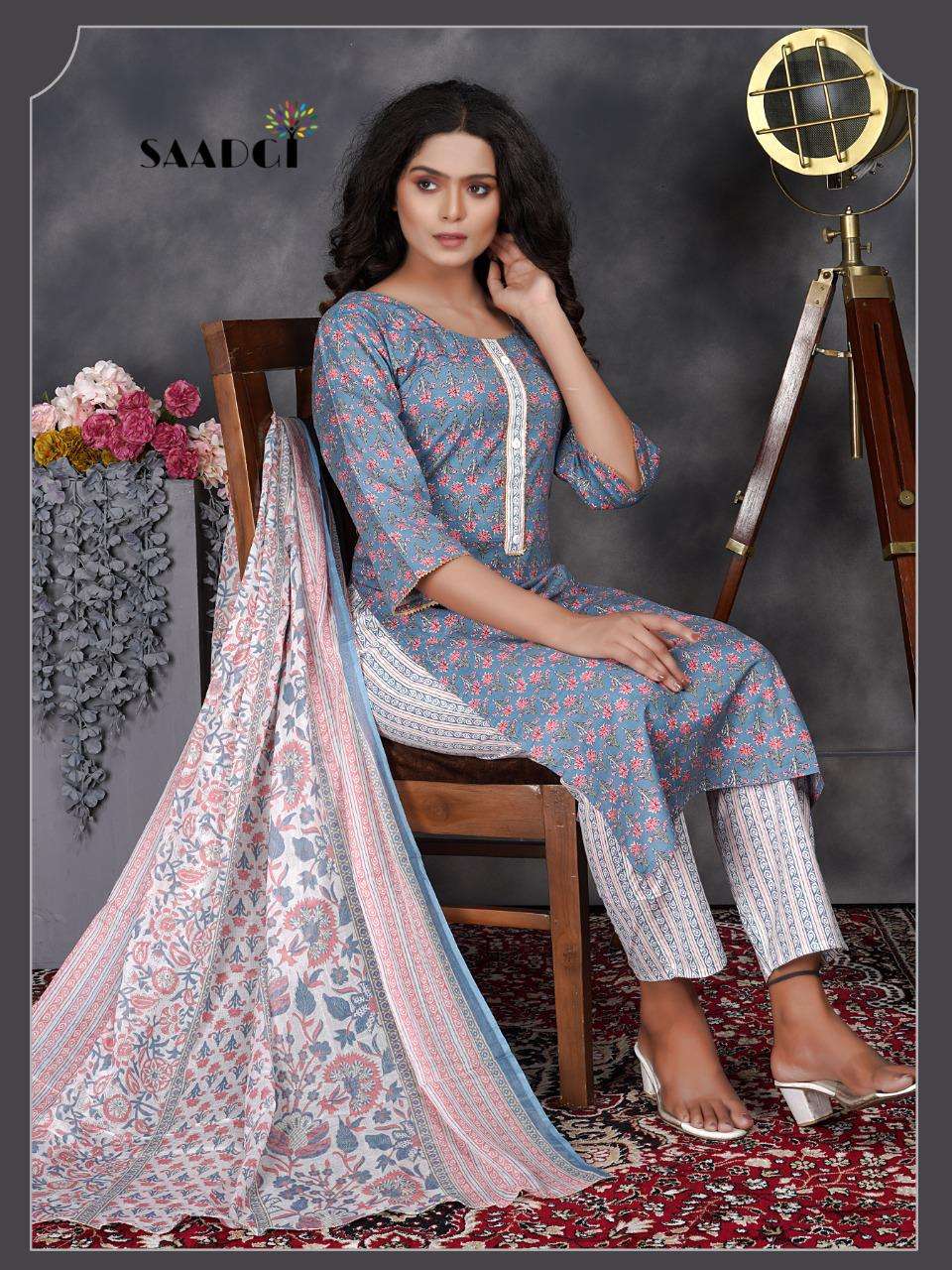 Buy Saadgi Blue Embellished A Line Kurta for Women Online @ Tata CLiQ