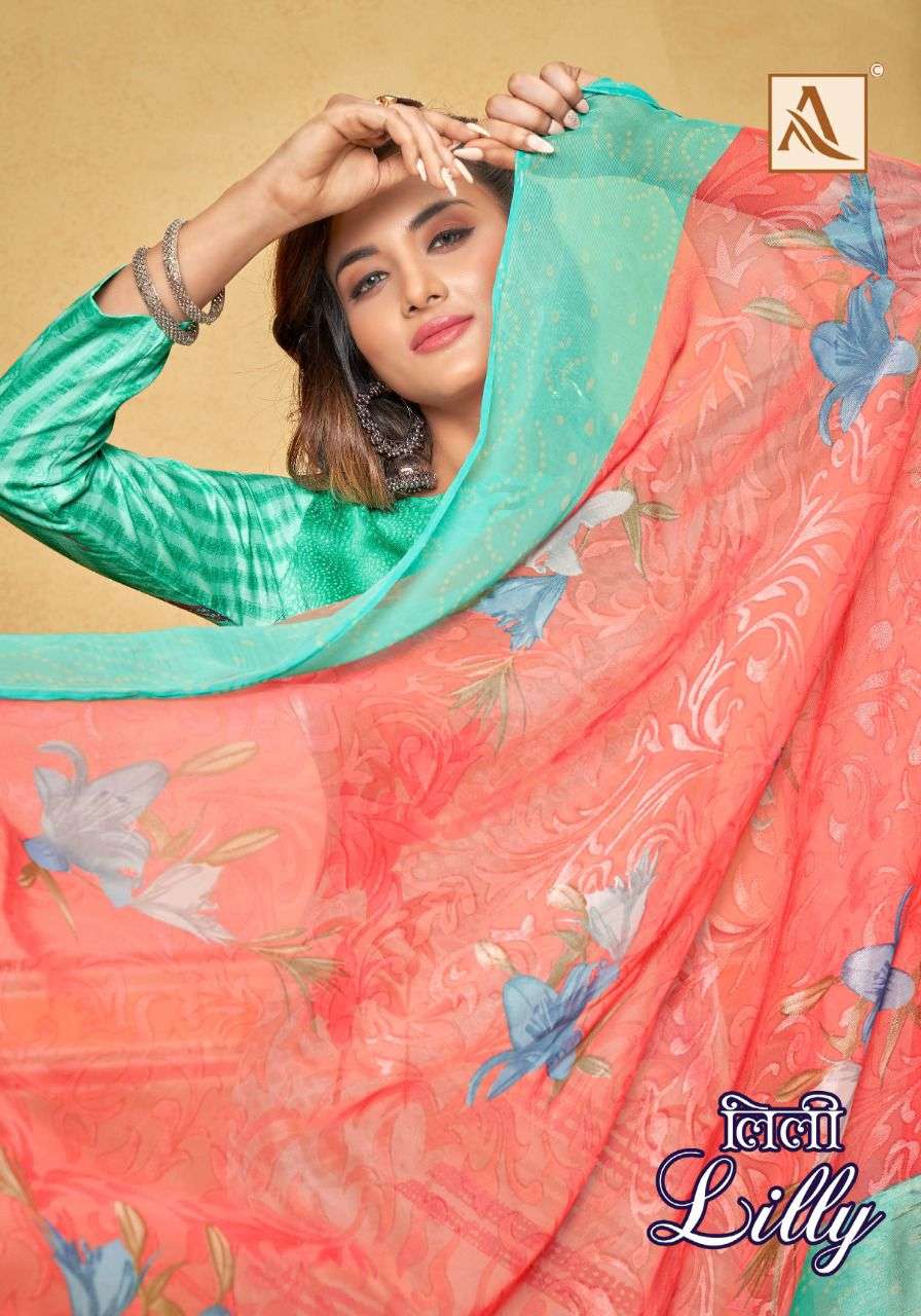 LILLY BY ALOK SUITS 965-001 TO 965-008 SERIES DESIGNER COTTON PRINTS DRESSES