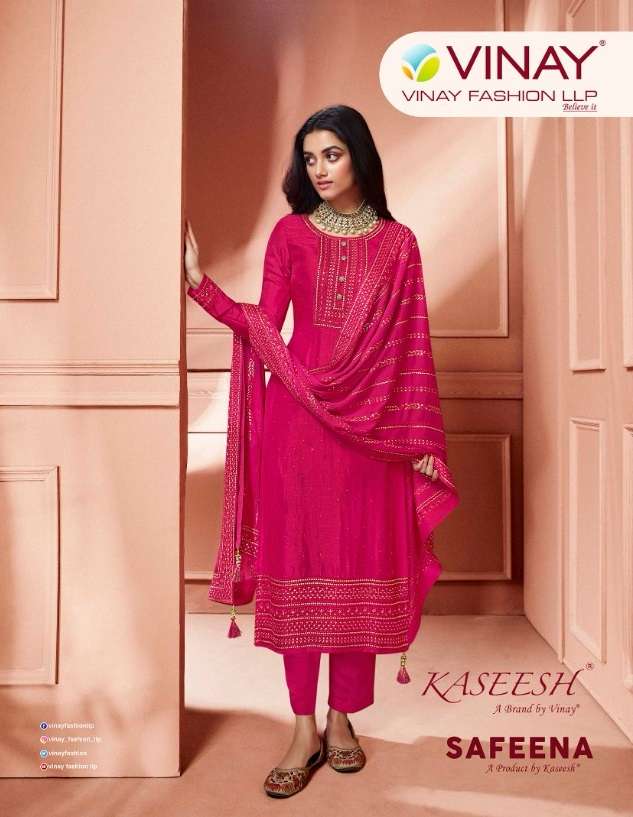 kaseesh safeena by vinay fashion 60181 to 60188 series dola silk dresses 2022 06 11 13 10 31