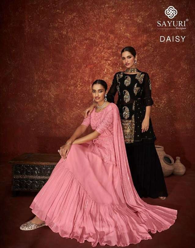 DAISY BY SAYURI 9505 TO 9507 SERIES GEORGETTE STITCHED DRESSES