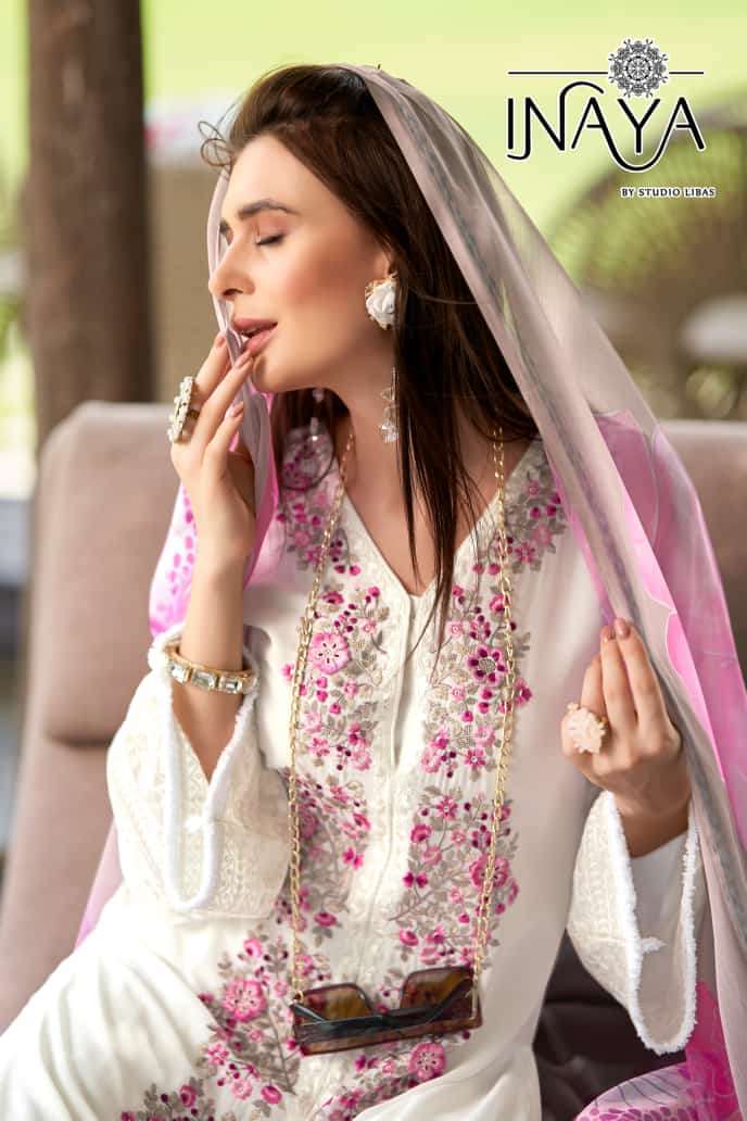 STUDIO LIBAS BY INAYA PURE GEORGETTE PAKISTANI DRESSES