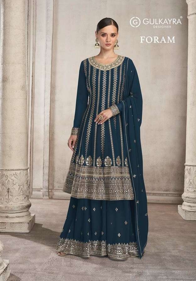 FORAM BY GULKAYRA 7146-A TO 7146-D SERIES REAL GEROGETTE SHARARA DRESSES