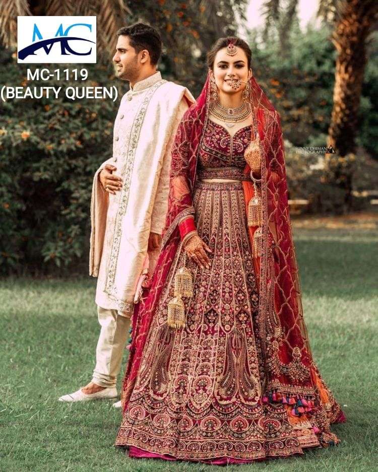 Velvet wedding lehenga hotsell