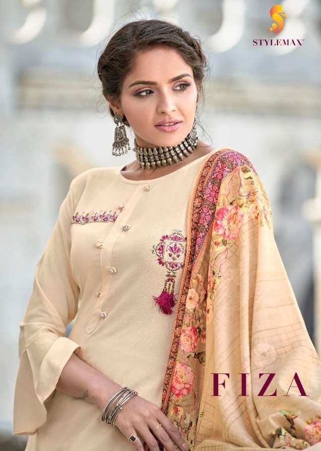 FIZA BY STYLEMAX 91 TO 96 SERIES RAYON EMBROIDERY STITCHED DRESSES