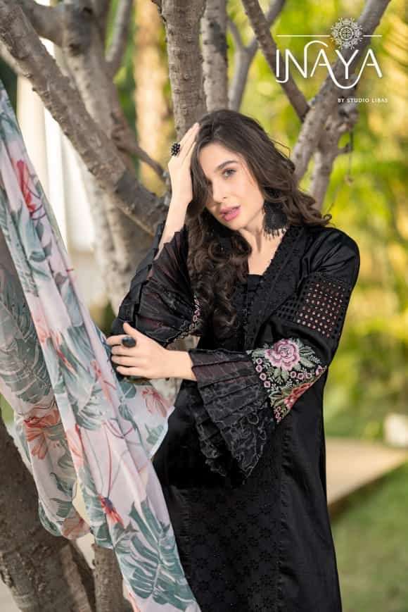 LPC 145 BY INAYA PURE JAAM COTTON EMBROIDERY PAKISTANI DRESSES