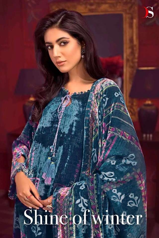 SHINE OF WINTER BY DEEPSY SUITS 1851 TO 1857 SERIES VELVET PAKISTANI DRESSES