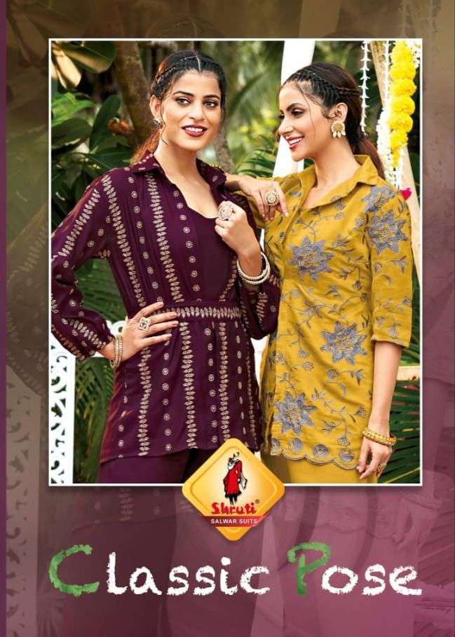 CLASSIC POSE BY SHRUTI SUITS DESIGNER PURE VISCOSE TUNICS