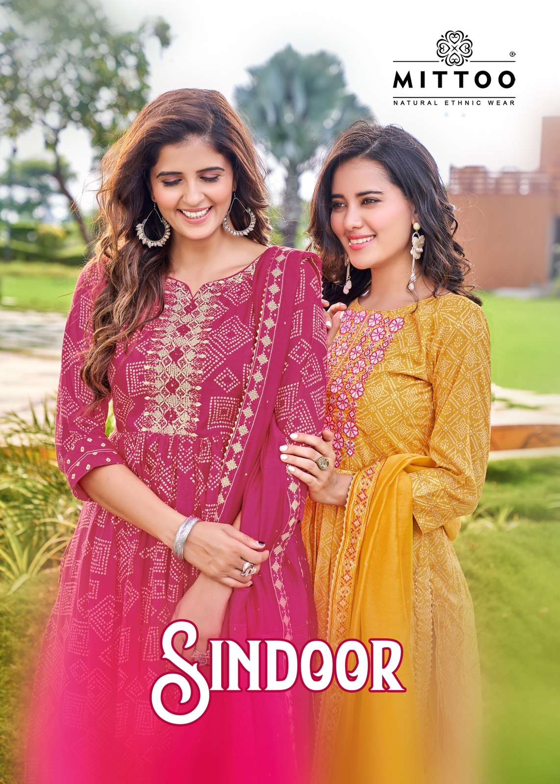 SINDOOR BY MITTOO 1001 TO 1004   SERIES HEAVY VISCOSE DRESSES