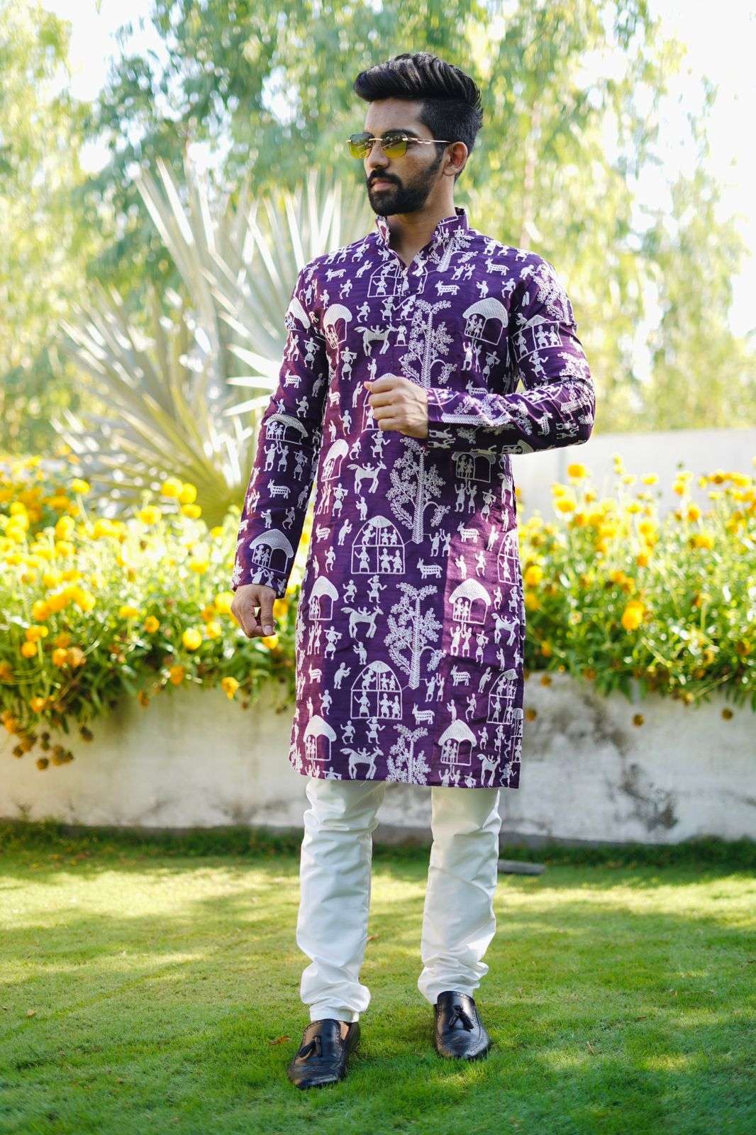 Complete Wedding Ensemble: Stylish Men's Kurta Pajama and More - Samyakk:  Sarees | Sherwani | Salwar Suits | Kurti | Lehenga | Gowns | Mens Wear