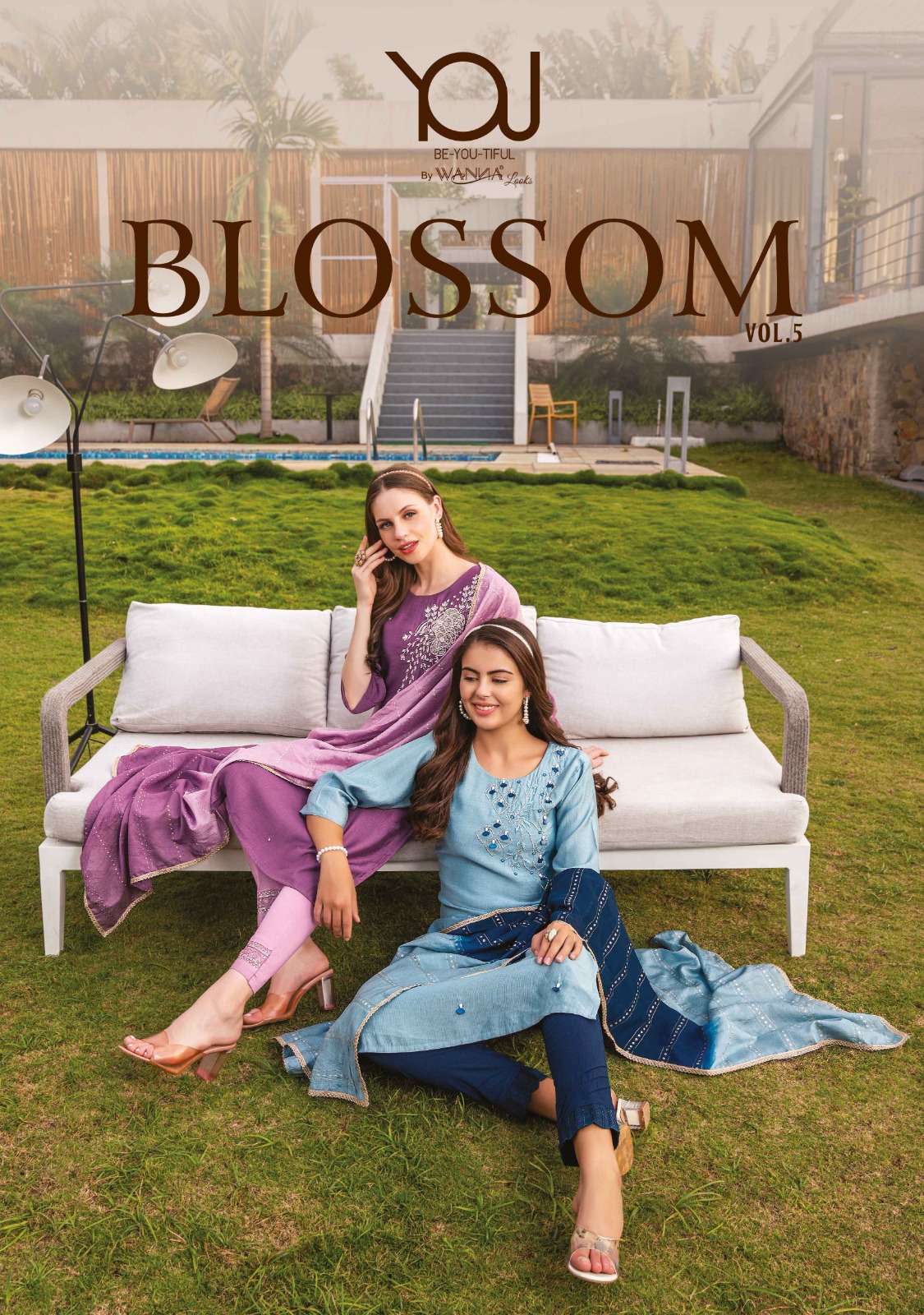BLOSSOM VOL-5 BY YOU 501 TO 506 SERIES NYLON VISCOSE STITCHED DRESSES