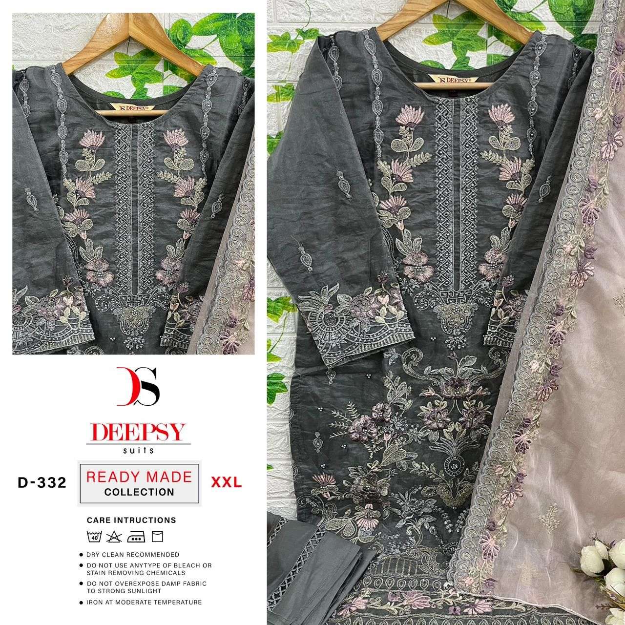 D-332 HIT DESIGN BY DEEPSY SUITS ORGANZA EMBROIDERY PAKISTANI DRESS