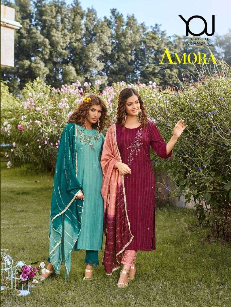 AMORA BY YOU 1001 TO 1006 SERIES RAYON VISCOSE STITCHED DRESSES