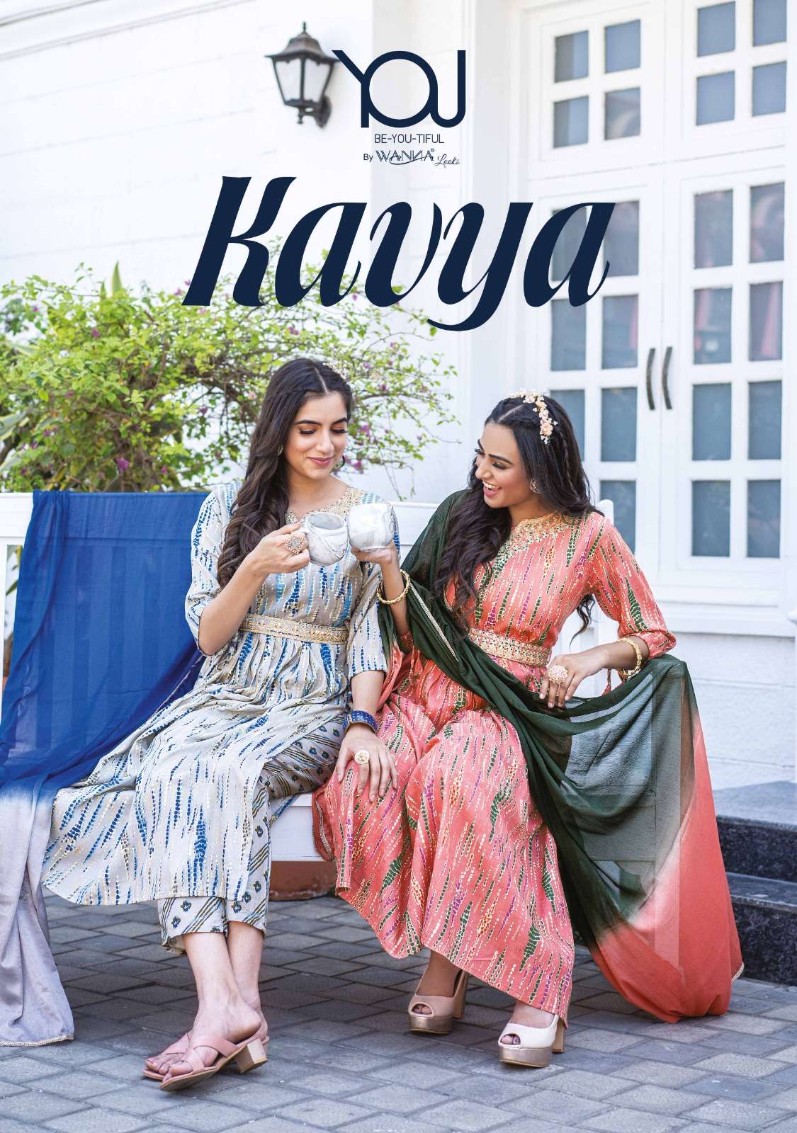 KAVYA BY YOU 1001 TO 1006 SERIES COTTON PRINTED STITCHED DRESSES