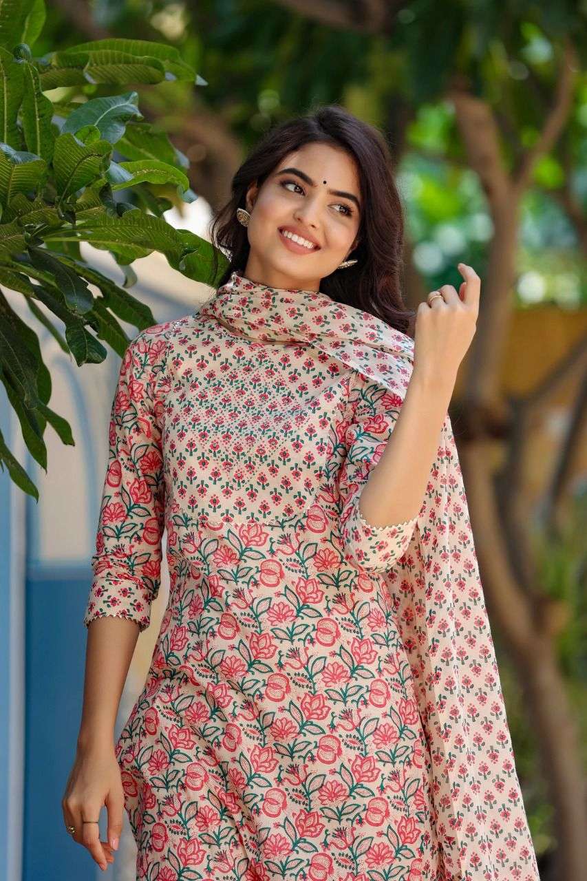 MAISHA VOL-268 BY ASLIWHOLESALE DESIGNER FANCY PURE COTTON DRESS