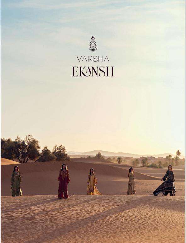EKANSH BY VARSHA ES-01 TO ES-06 SERIES HEAVY PASHMINA SILK DRESSES