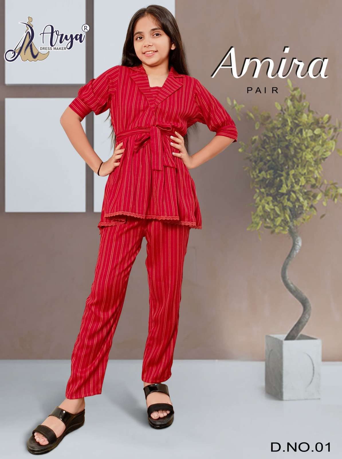 AMIRA BY ARYA DRESS MAKER 01 TO 04 SERIES COTTON CO-ORD SET