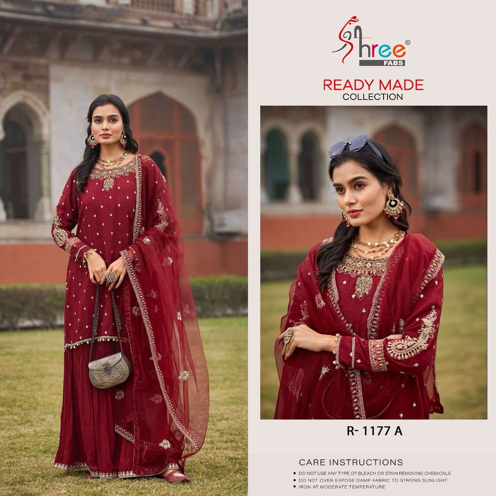 R-1177 COLOURS BY SHREE FABS HEAVY EMBROIDERED VISCOSE SILK PAKISTANI DRESSES