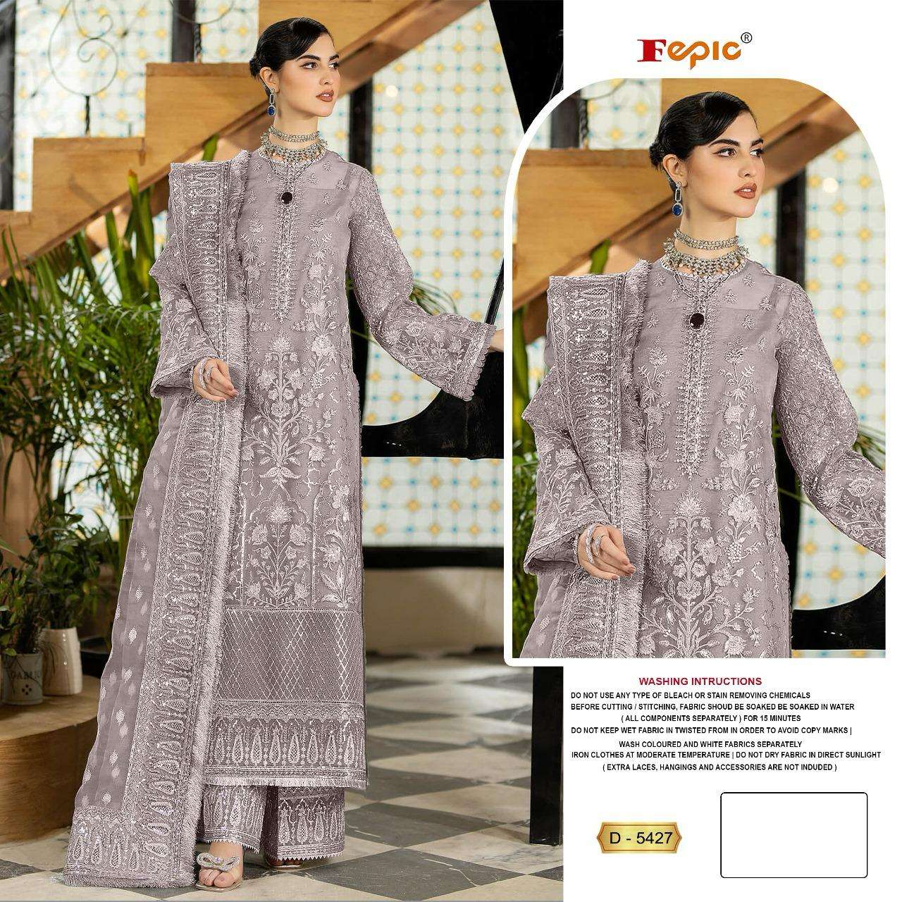 ROSEMEEN D-5427 COLOURS BY FEPIC DESIGNER GEORGETTE EMBROIDERY DRESSES