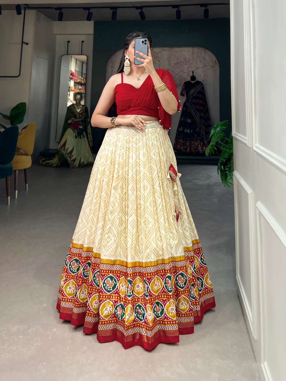 1101 COLOUR BY ASLIWHOLESALE DESIGNER PURE TUSSER SILK EMBROIDERY LEHENGA