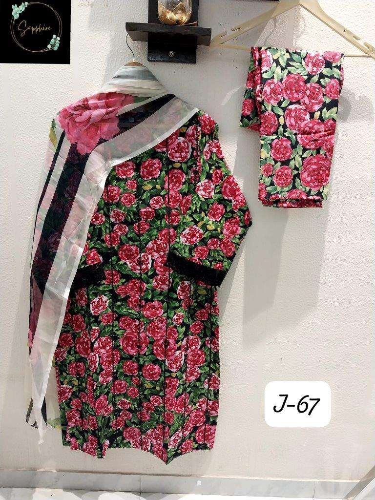 JAZMIN VOL-67 BY SAPPHIRE DESIGNER PURE LAWN COTTON PAKISTANI DRESSES