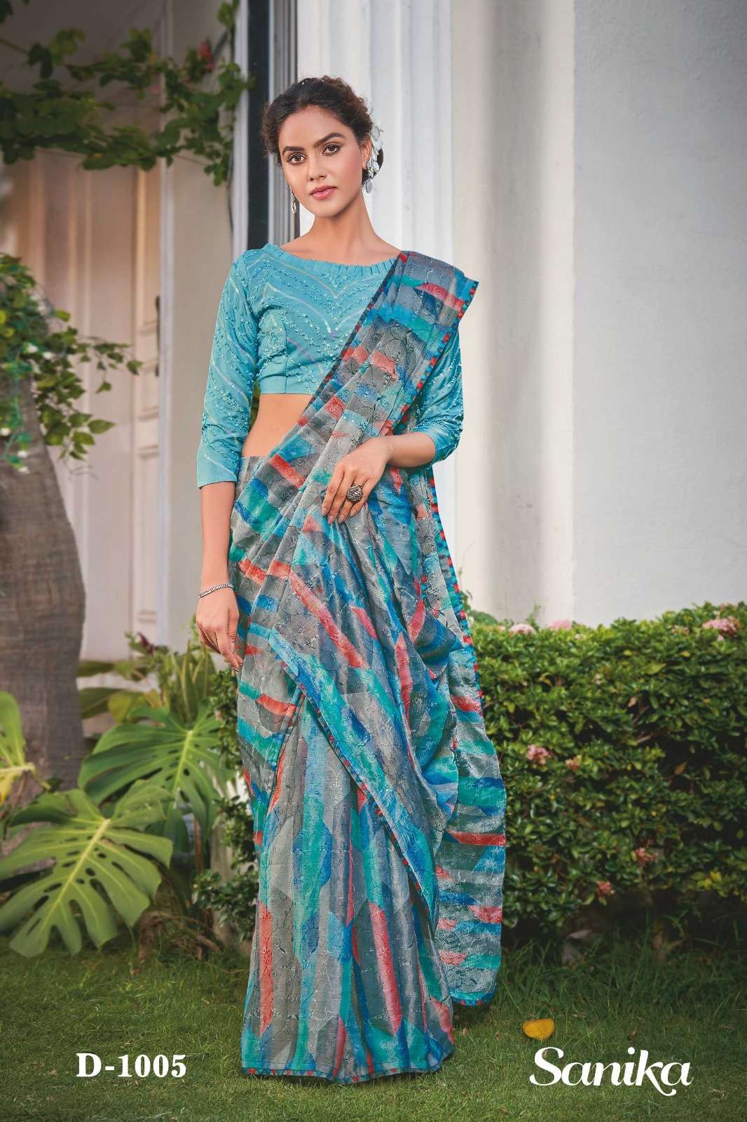 SANIKA BY SR DESIGNER 1001 TO 1010 SERIES SOFT WEAVING EMBROIDERY SAREES
