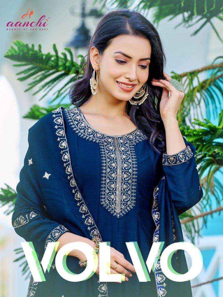 VOLVO BY AANCHI 1001 TO 1004 SERIES FANCY VICHITRA PRINT DRESSES
