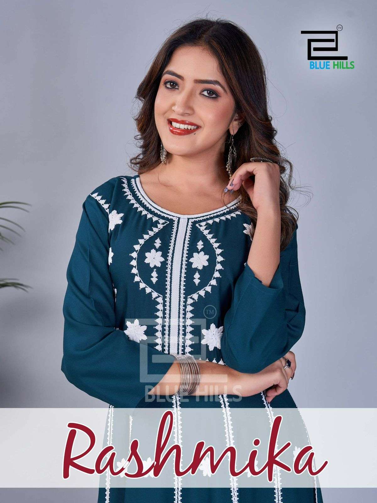 RASHMIKA BY BLUE HILLS 1001 TO 1006 SERIES HEAVY 14KG RAYON WORK GOWNS