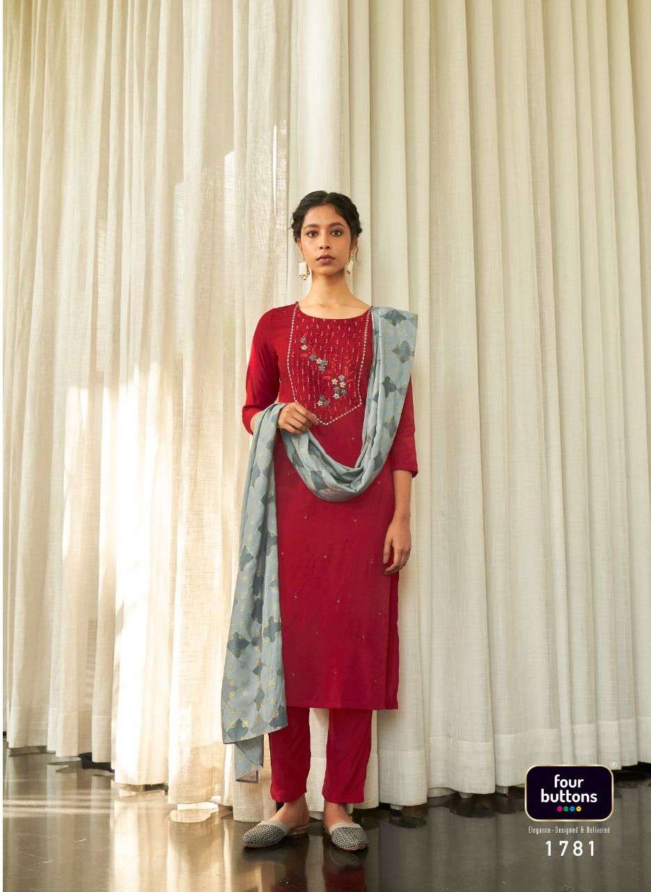 Buy Ibadat Collection Embroidered Anarkali Kurti Pant Dupatta Set at  Amazon.in