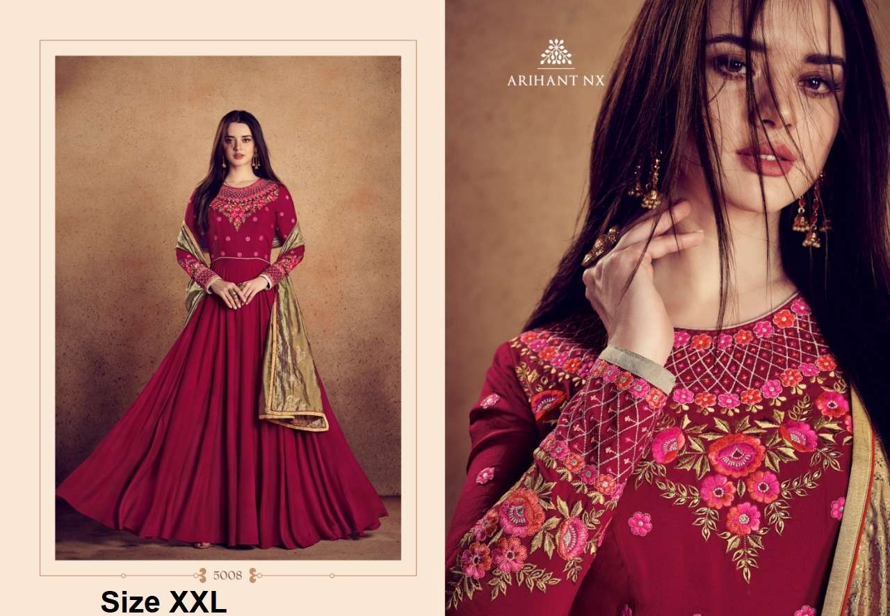 Arihant Nxtm Florin Gown Style Kurtis Wholesale Catalog (6 Designs)