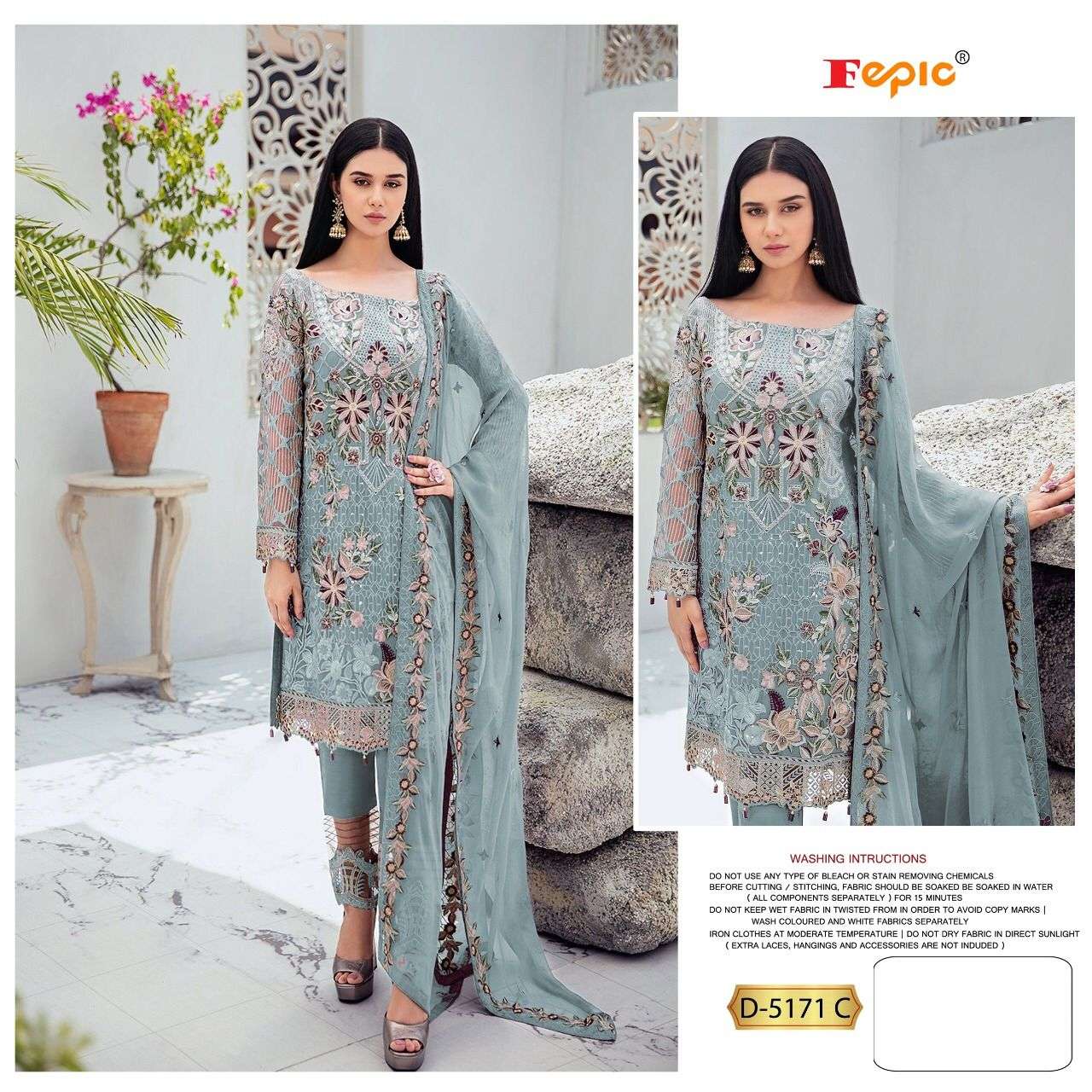 ROSEMEEN 5171 COLORS BY FEPIC GEORGETTE PAKISTANI DRESSES