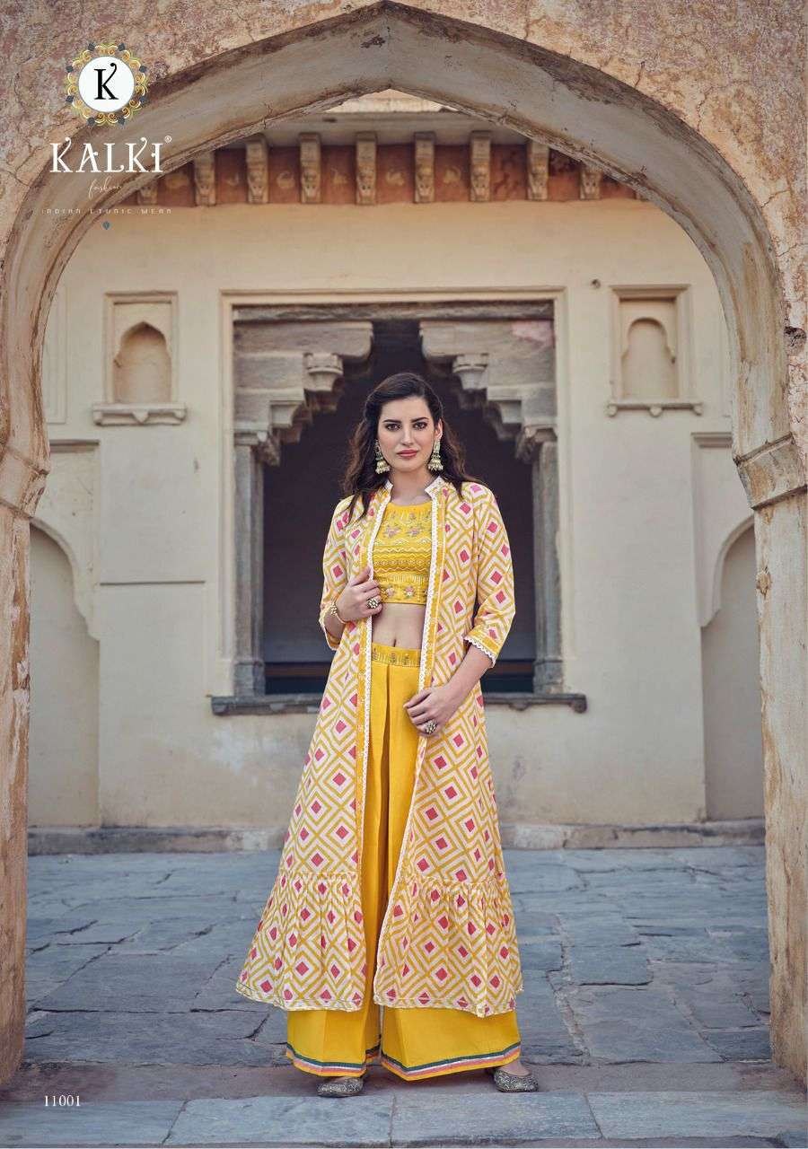 TITLEE BY KALKI FASHION 11001 TO 11005 SERIES DESIGNER COTTON KURTIS