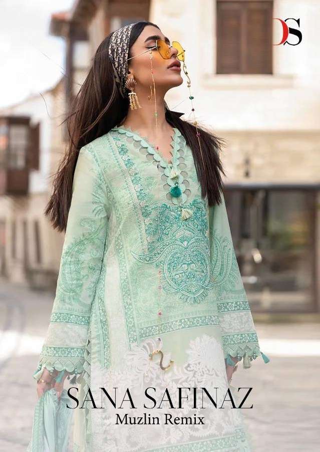 Siyoni Designer Teresa Pure Muslin Silk Salwar Suit 71006