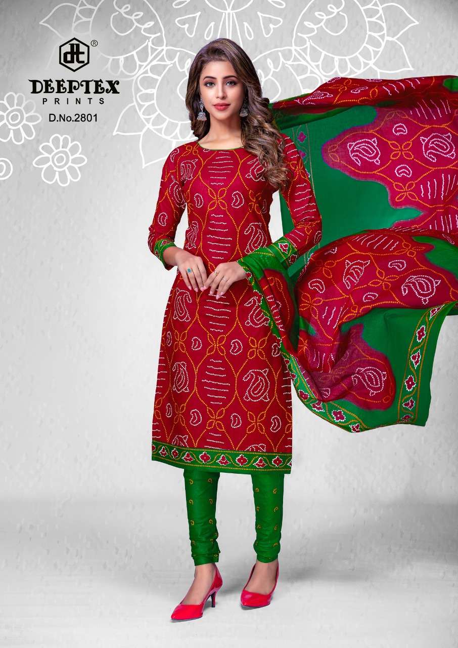 Deeptex Classic Chunaris Vol 30 Bandhani Prints Cotton Suit Online Sales  Dealers