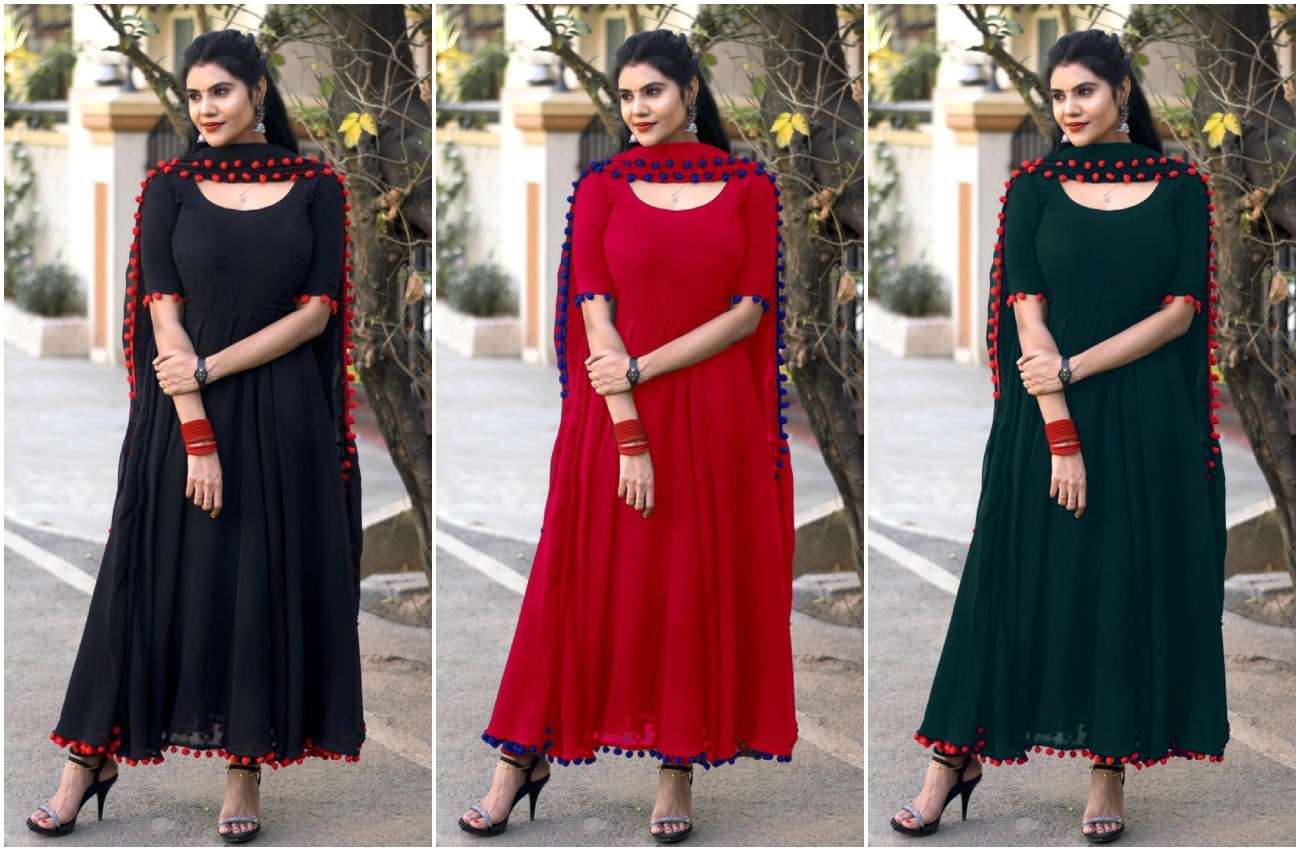 Cotton Plain Kurta With Digital Printed Creap Silk Dupatta | Kurta designs  women, Kurta designs, Churidar designs