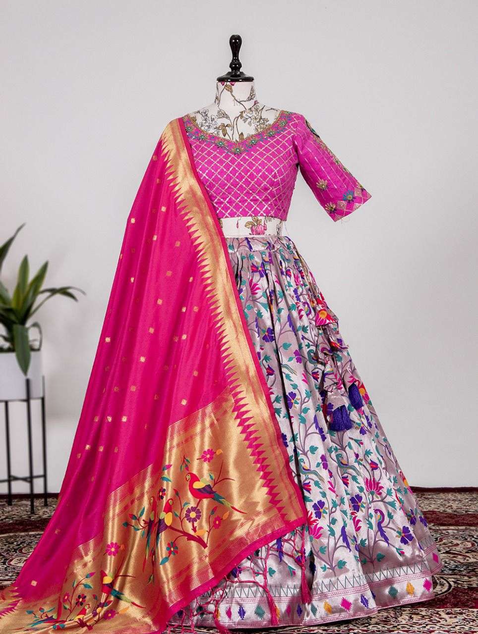 2019 COLOURS BY ASLIWHOLESALE FANCY DESIGNER JACQUARD LEHENGAS