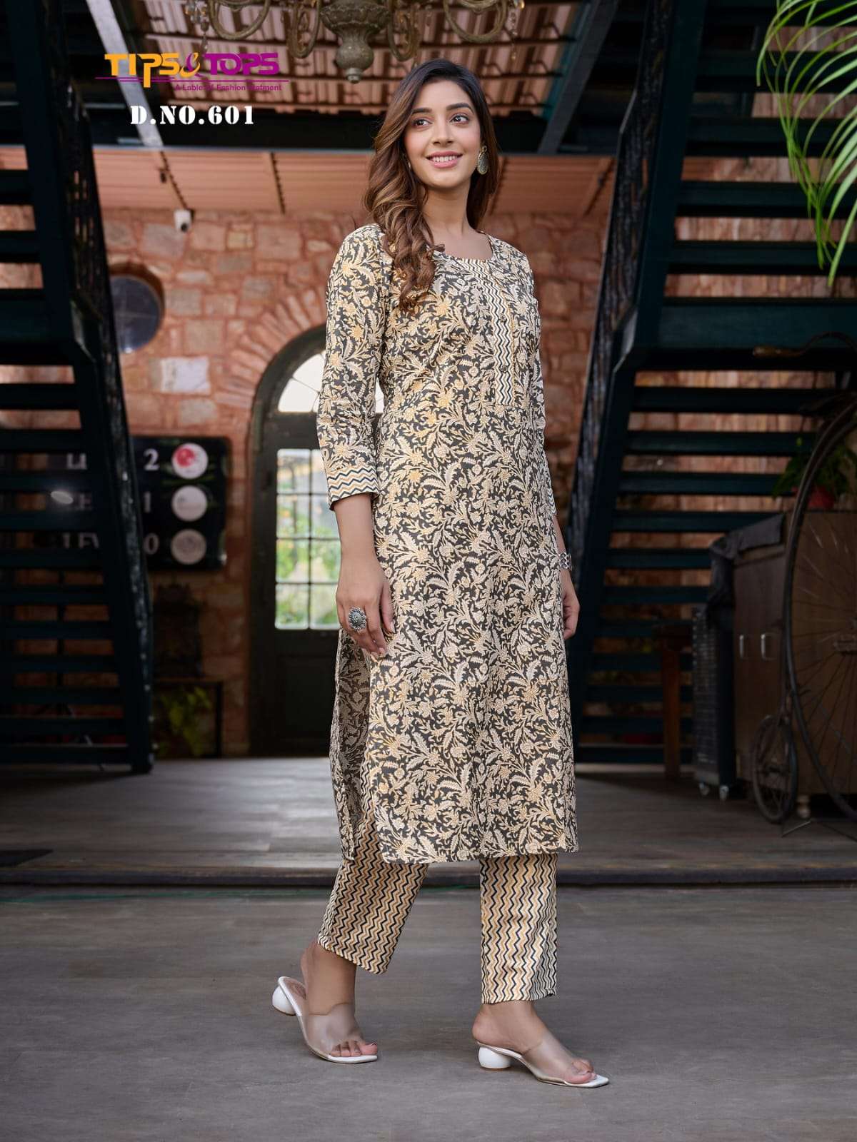 COTTON CANDY VOL 6 BY TIPS TOPS 6001 TO 6006 SERIES COTTON KURTIS WITH PANT