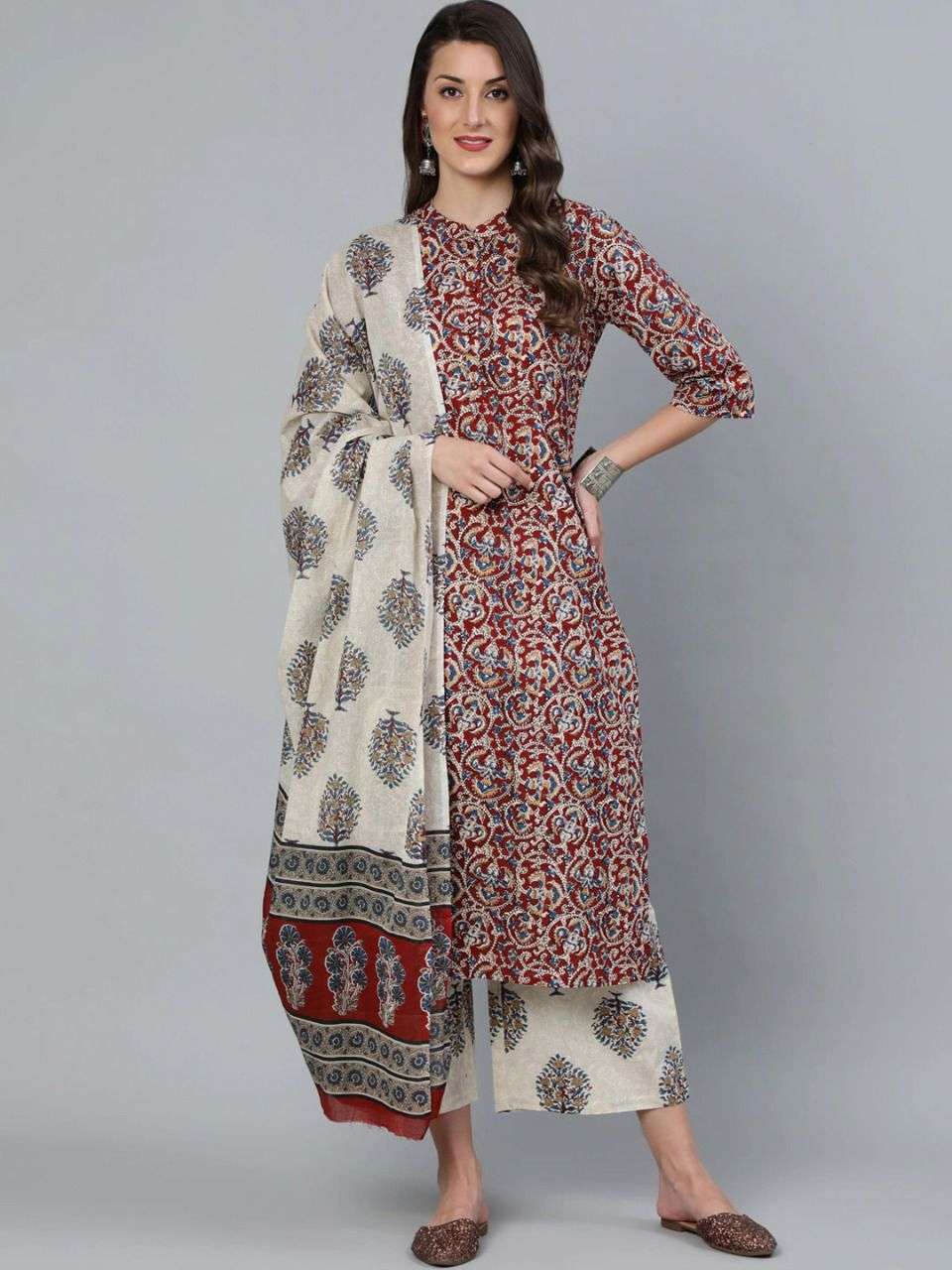 Cotton punjabi dresses sales