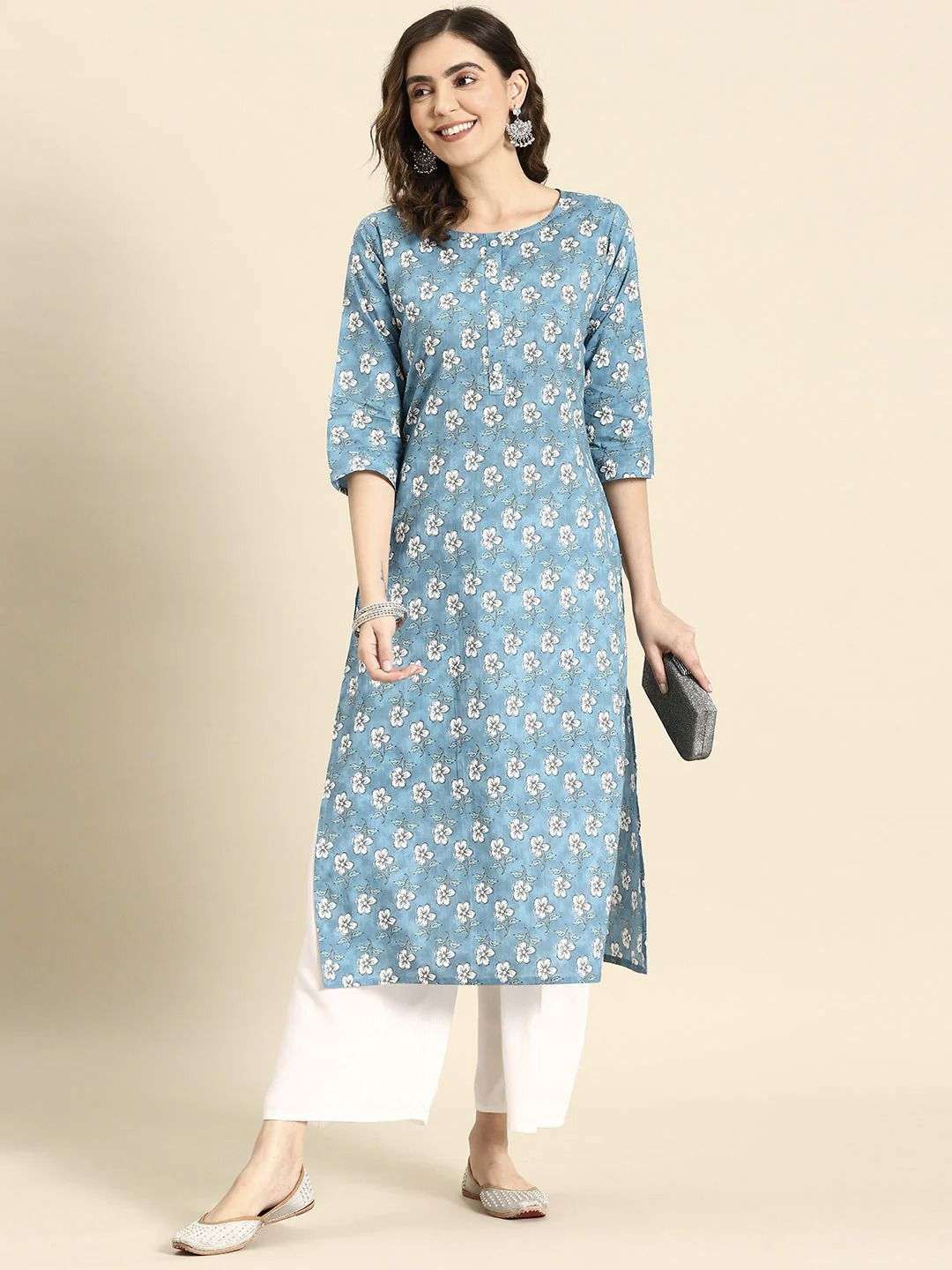 MAISHA VOL 195 BY ASLIWHOLESALE DESIGNER FACNY COTTON KURTI