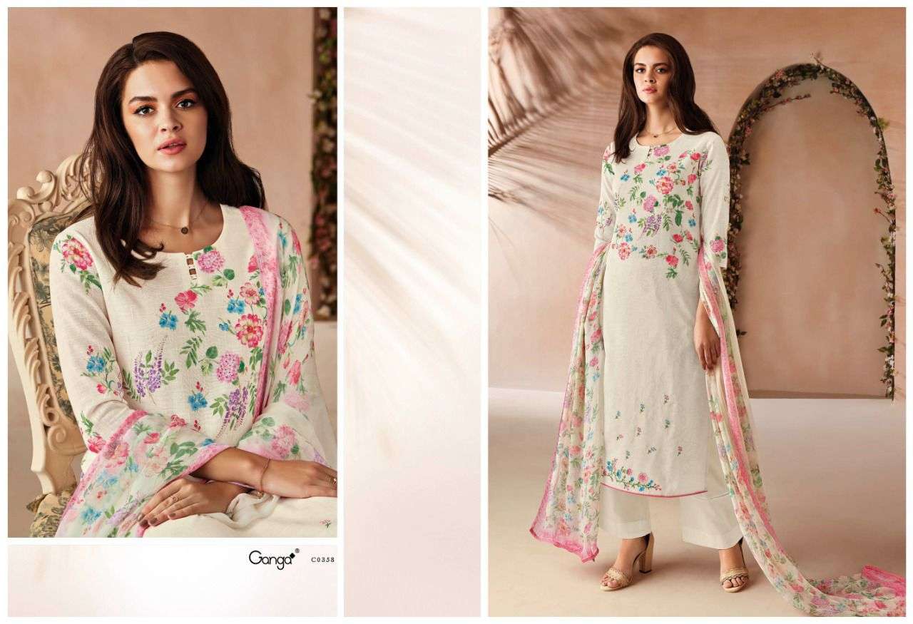 Ganga cotton suits on sale