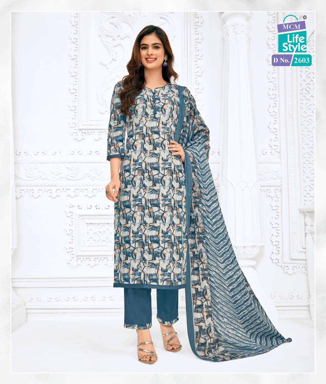 PRIYALAXMI VOL 26 BY MCM LIFESTYLE 2601 TO 2624 SERIES COTTON DRESSES