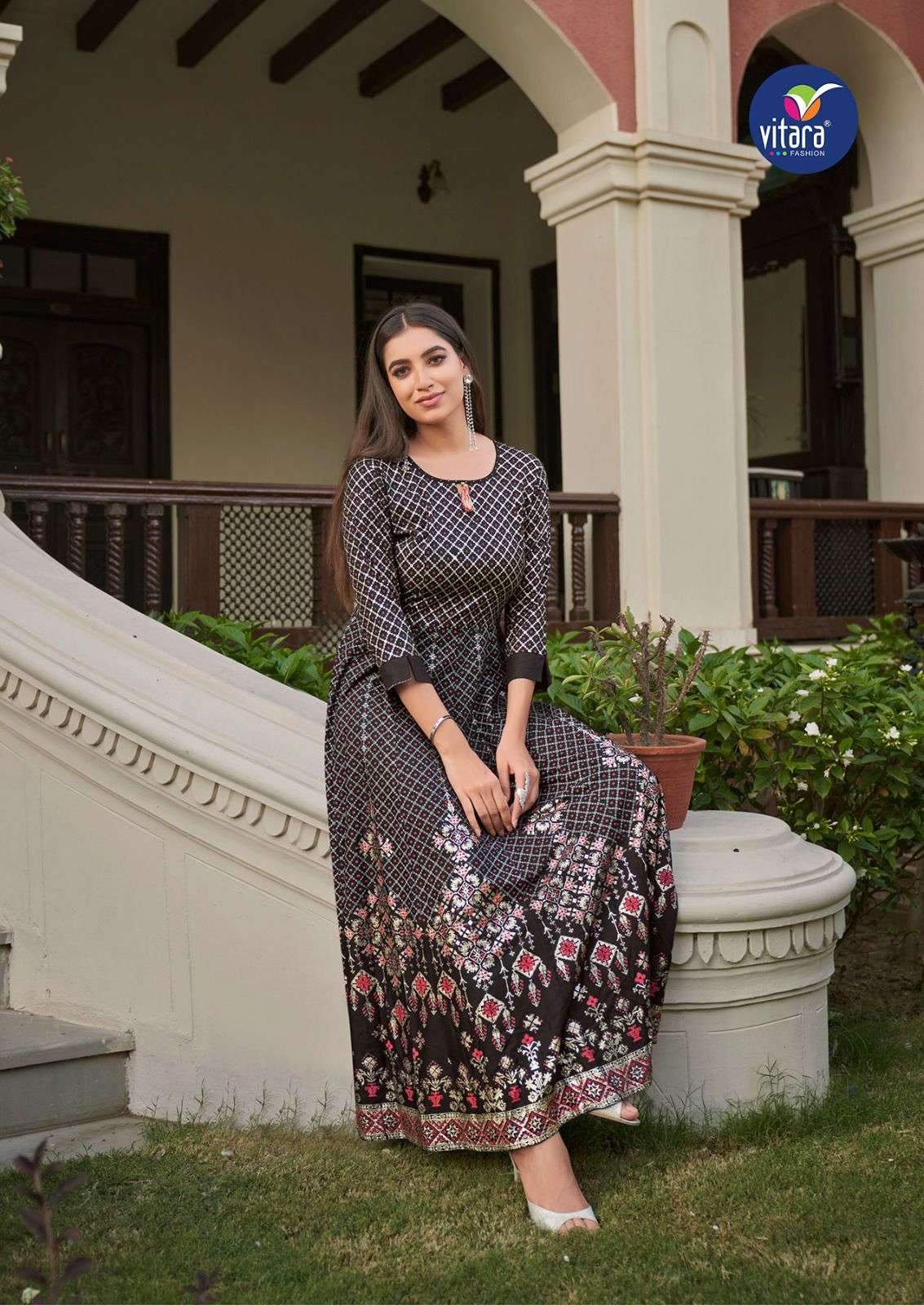 Rangjyot Siana 1 Ethnic Wear Designer Kurti On Wholesale