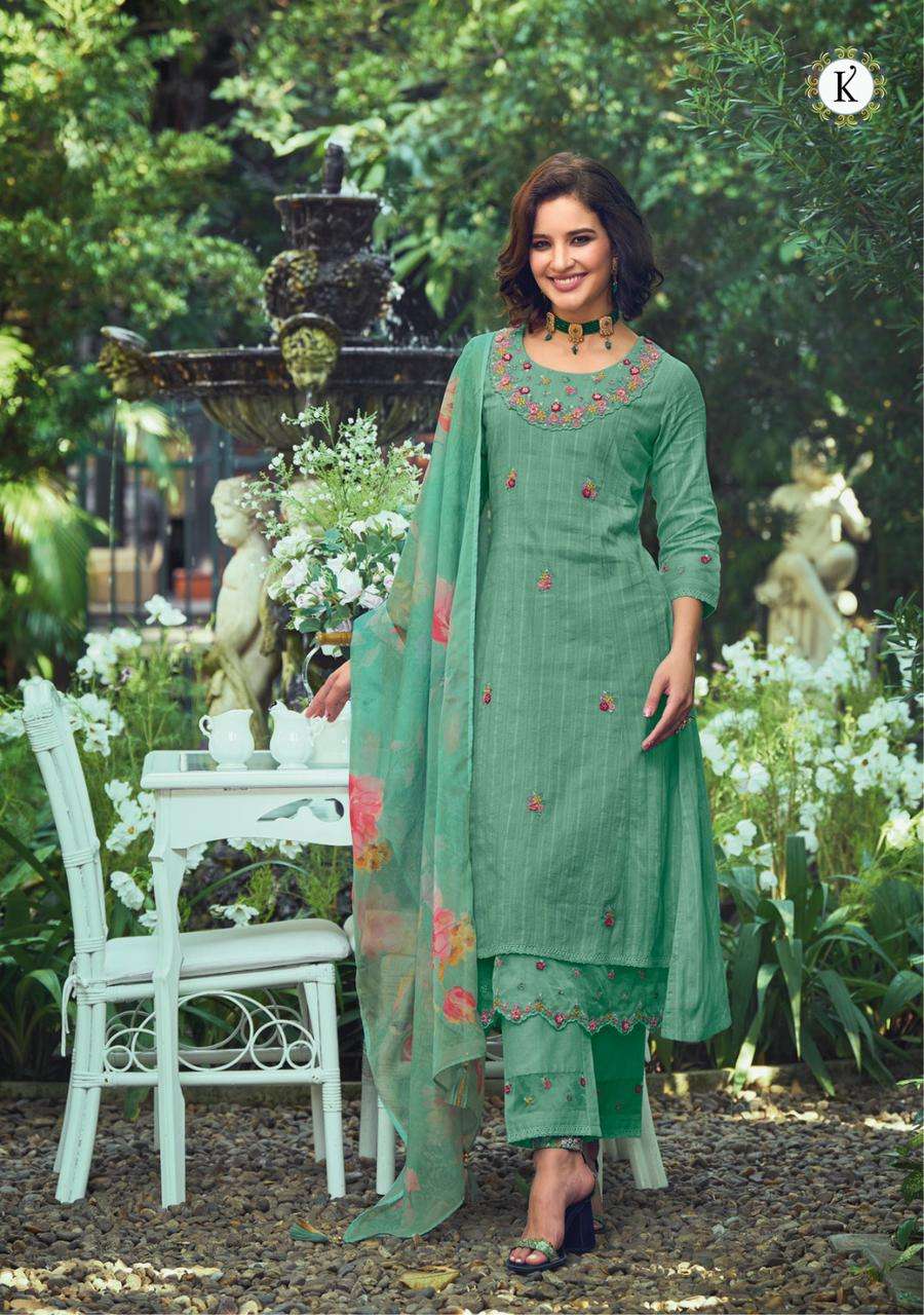 BEGUM VOL 3 BY KALKI FASHION 40031 TO 40038 SERIES ORGANZA STITCHED DRESSES