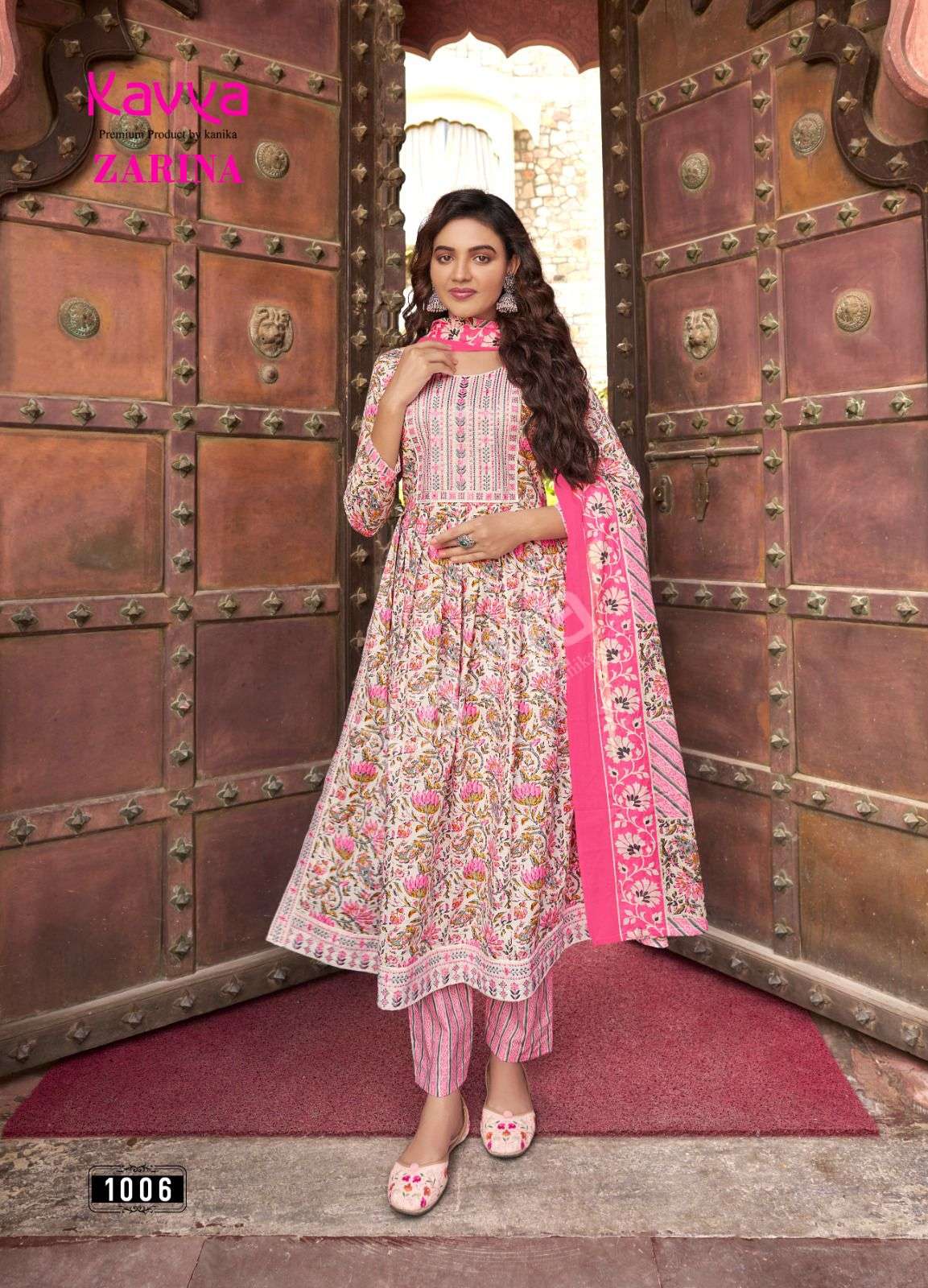 KAVYA ZARINA VOL-1 BY ASLIWHOLESALE 1001 TO 1010 SERIES COTTON DRESSES