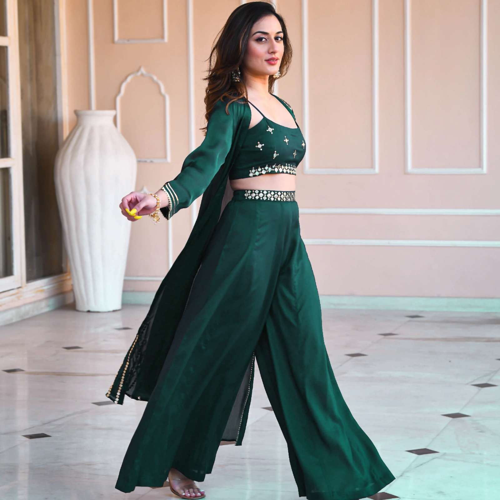 1101 COLOURS BY ASLIWHOLESALE DESIGNER CREPE PRINTED FANCY WESTERN DRESS