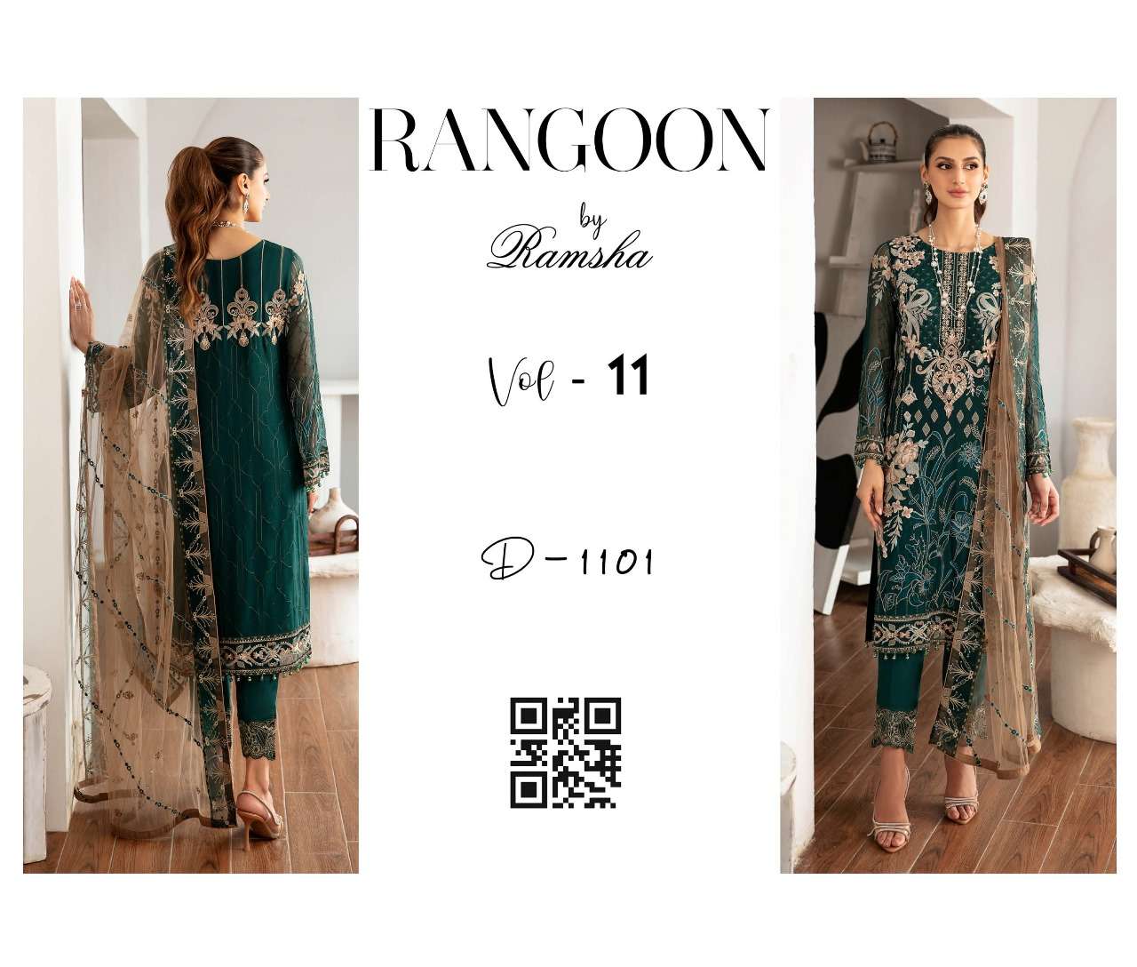 Rangoon pakistani dresses online