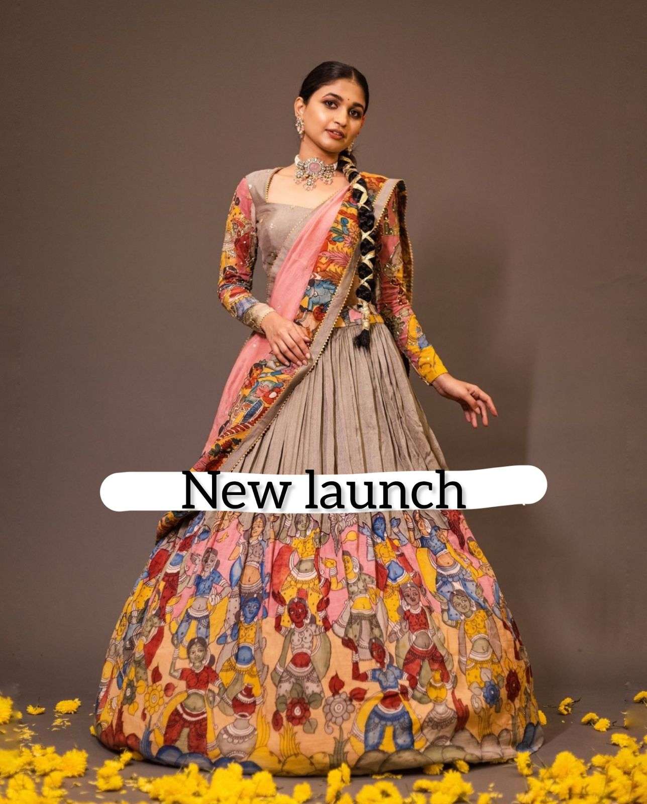 Beautiful Long Georgette-Silk Dress with Hand Embroidery in jacket style.  #labelm | Party wear frocks, Long gown dress, Indian gowns dresses