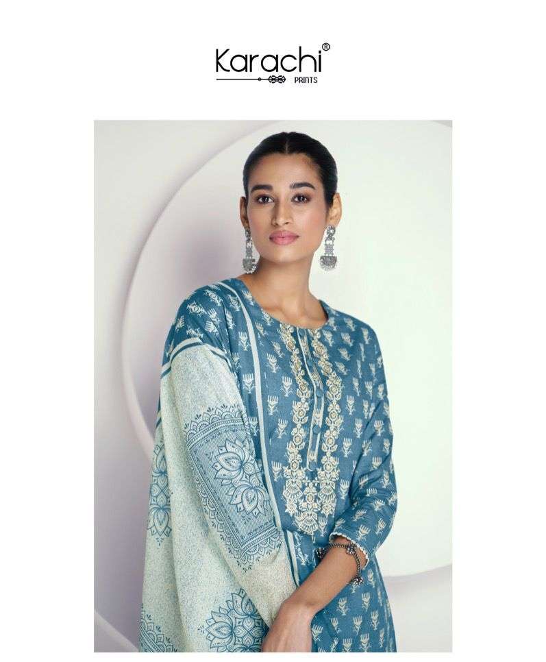 ZARA BY KARACHI PRINTS 81001 TO 81006 SERIES PURE LAWN COTTON