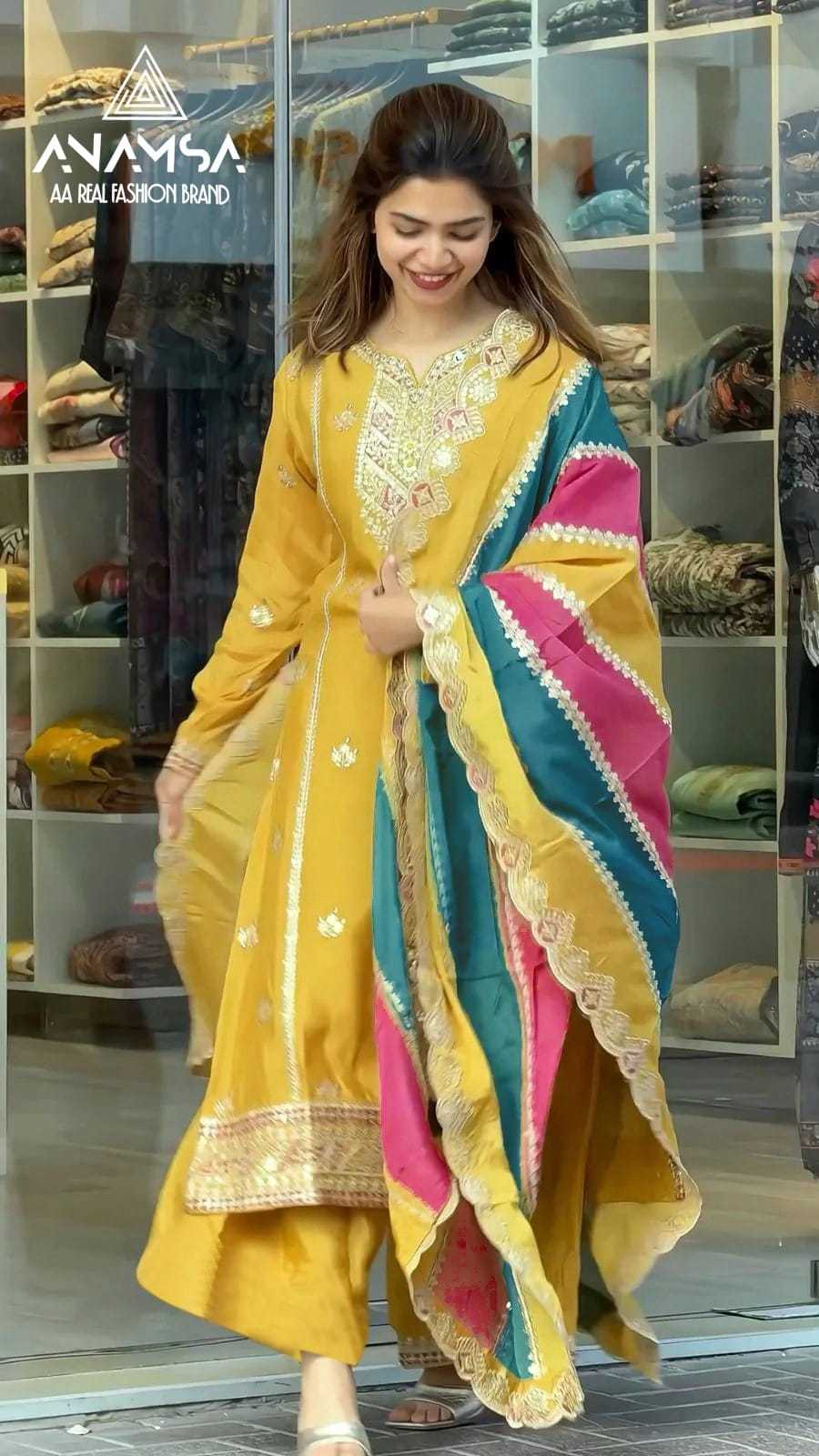 ANAMSA 452 BY ANAMSA DESIGNER PURE HEAVY FAUX WORK DRESS